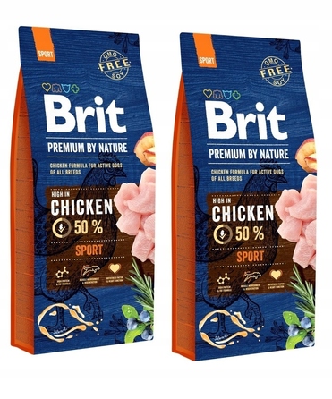 Сухий корм Brit для активних собак з куркою, 15 кг