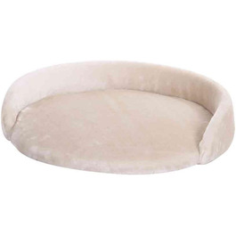 Кругла керамічна миска Nobby STARSYSTEM DE LUXE з бортиком, бежева, 48×10 см