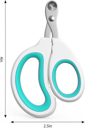 Ножиці для кігтів котів та дрібних тварин (зелені)