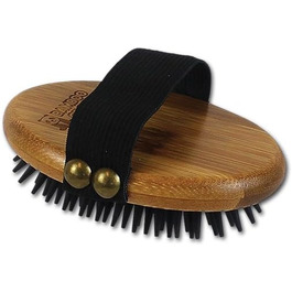 Щітка для грумінгу тварин BAMBOO GROOM Palm Brush - для короткого та довгого волосся, з щетиною дикого кабана, для собак та котів