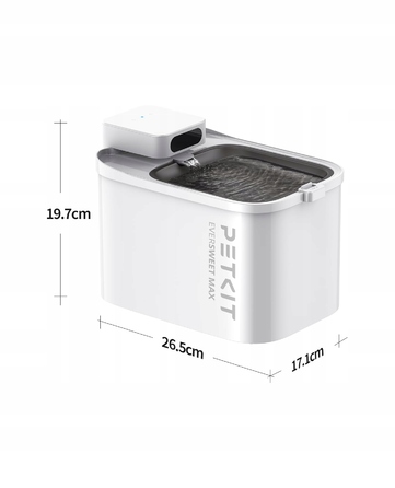 Фонтан-пийло Petkit пластиковий, 3000 мл