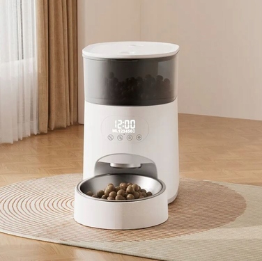 Автоматичний годувальник для тварин, пластиковий дозатор корму, 6 мл