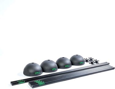 Набір для координації TOOLZ Agility: 2 бар'єри, стійки для слалому та фіксатори - для дітей та дорослих, indoor/outdoor