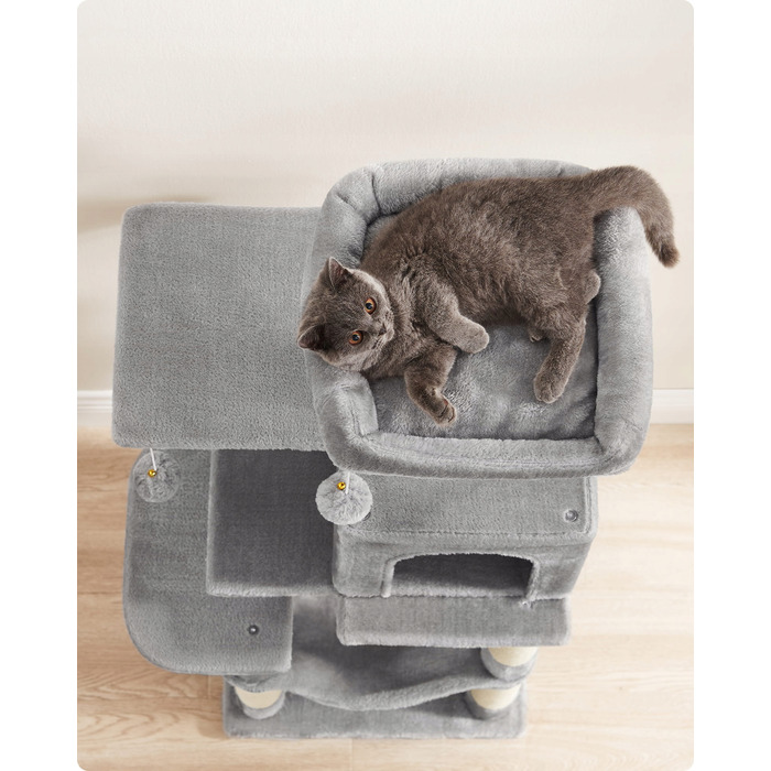 Низький когтеточка-ліжечко для котів Feandrea у вигляді вежі