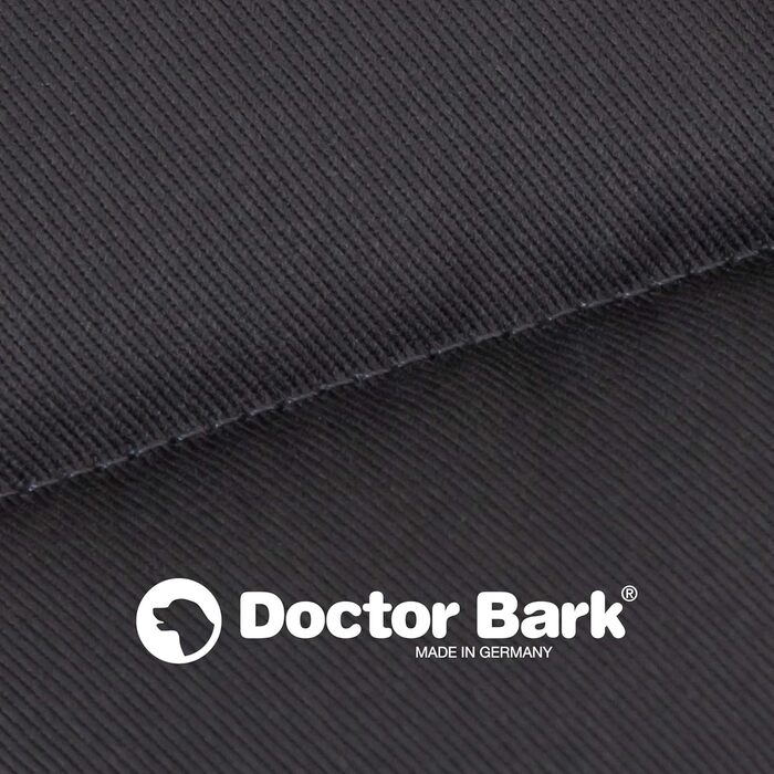 М'яка лежанка для собак Doctor Bark, розмір M (80x70 см), міцна, для дому та вулиці, витримує прання до 95°C, сіро-зелений колір