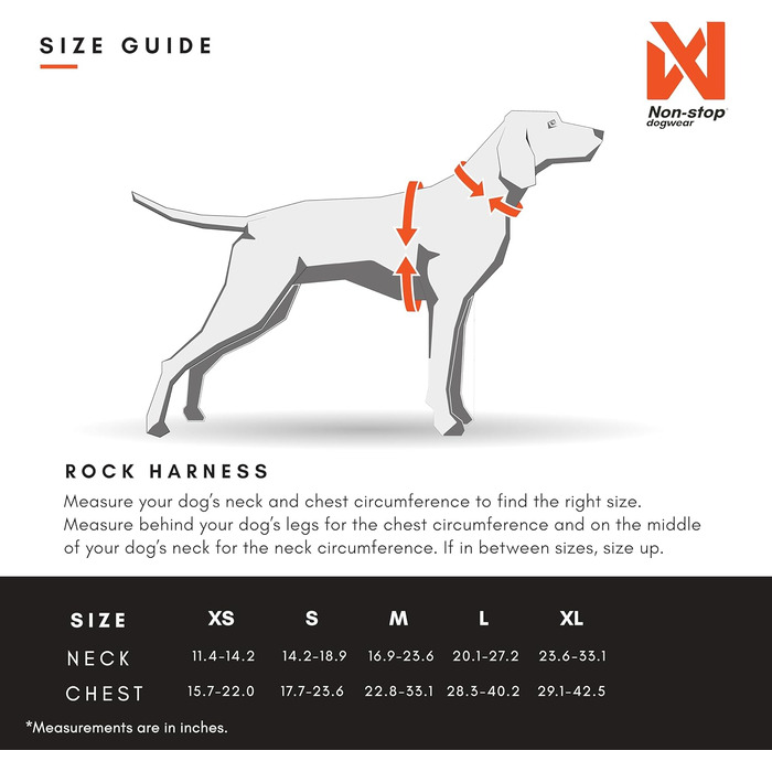 Шлейка для собак Non-Stop Dogwear Rock Harness, розмір M, чорна