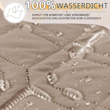 Водонепроникний килимок для собак GYURO - двосторонній, м'який, 97x190 см та 208x208 см (Хакі)