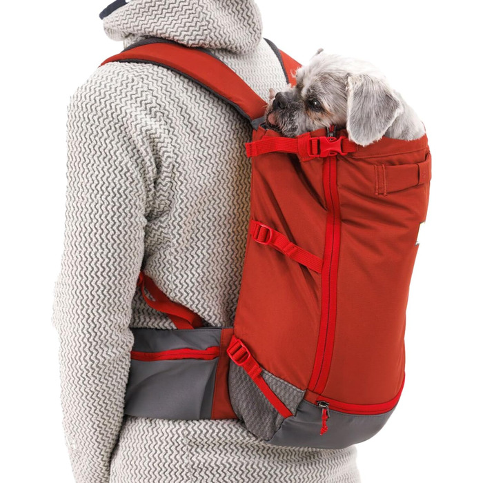 Рюкзак-переноска для собак Ruffwear Hitch Hiner, Red Clay, X-Small