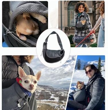 Сумка-переноска для собак та котів, сіра, з регульованим ремінцем