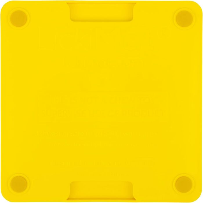 Килимок для собак LICKIMAT Mini Tuff: повільне годування, розвага та зняття стресу, рожевий (жовтий, Playdate)