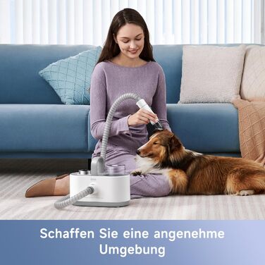 Пылесос для ухода за домашними животными Mova G1 Pro: 7-в-1, 4 уровня мощности, 11kPa, тихая работа