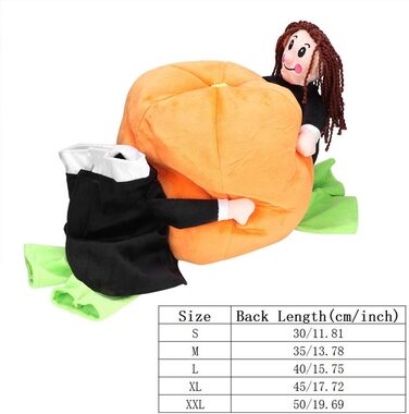 Костюм для собак Pssopp: кумедний 3D костюм на Хелловін з бавовни для собак та котів (XXL)