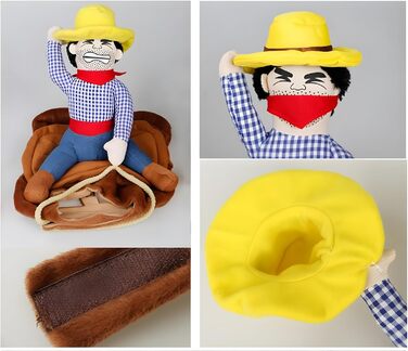 Костюм для собак Delifur: Ковбойський стиль, розмір XL