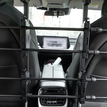 Сітка для собак PawHut в автомобіль, сталева, регульована, 89-150 x 76-124 см