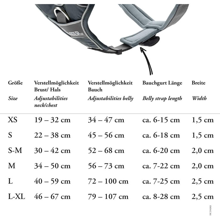 Нашийник для собак HUNTER DIVO, XS, 34-47 см, зелено-сірий