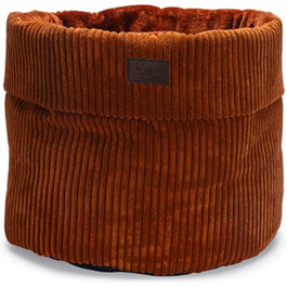 Котяче ліжко Lotte Ribbed - теракотова, 50x50x35 см