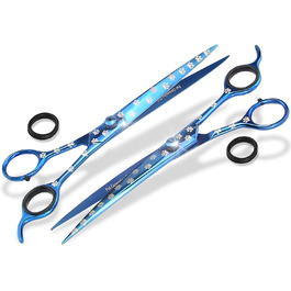 Набір для стрижки собак з 2 частин: професійна шерсть та ножиці для лап TITAN 20,32 см (8 дюймів)