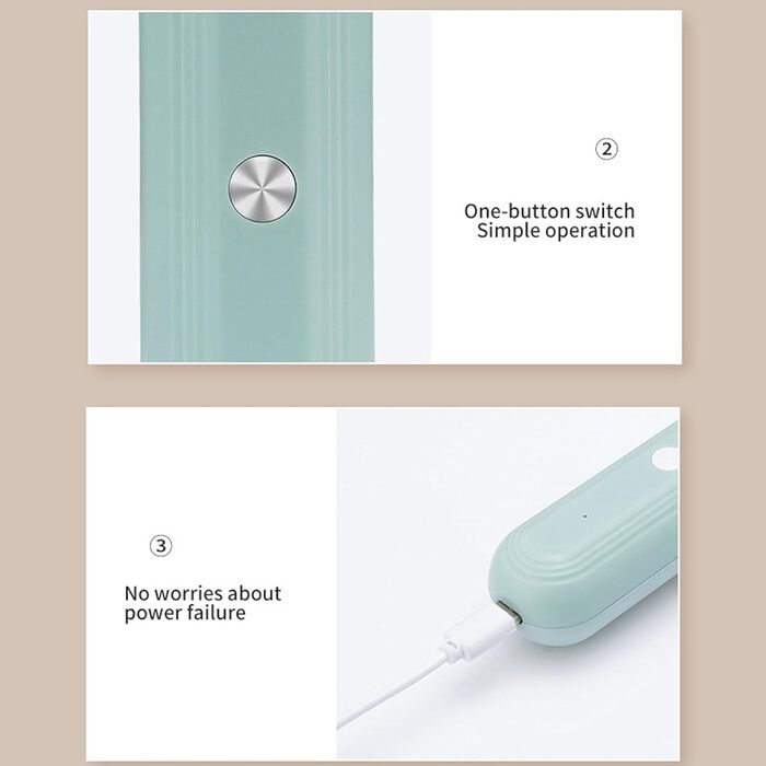 Електрична машинка для грумінгу тварин Acouto, 4-в-1, бездротова, USB, з 4 насадками для котів та собак, тиха, преміум-якість (GREEN), зелена