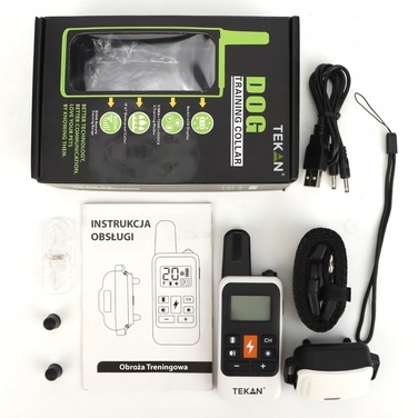 Електричний нашийник для дресирування собак з пультом дистанційного керування та великим радіусом дії