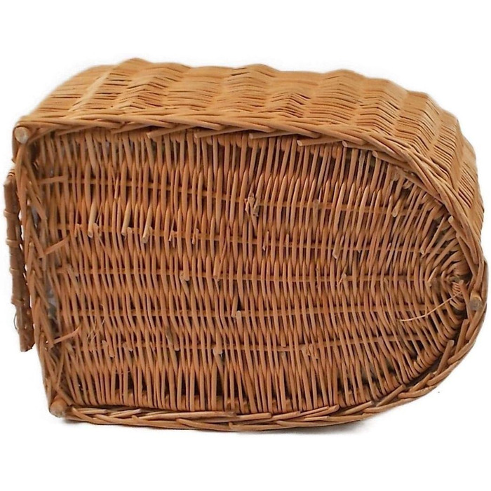 Транспортний кошик з плетива з подушкою 40x32x40 см, клітка для кота/собаки