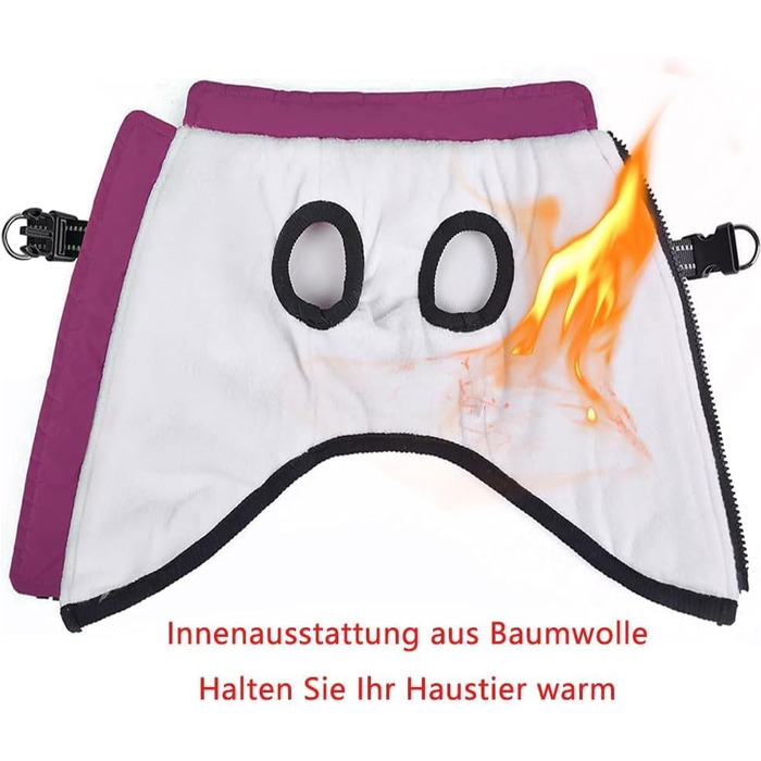 Зимова жилетка для собак, водонепроникний теплий одяг для маленьких собак з D-порогом (зелений, XL)