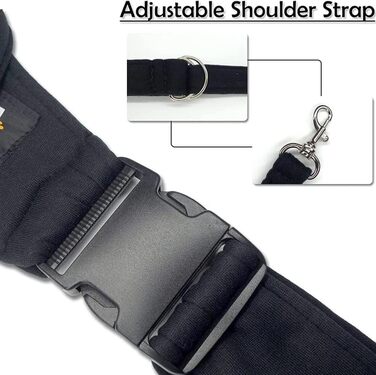 NATUYA Сумка-переноска для собак та котів, бавовняна, чорна, для прогулянок та подорожей