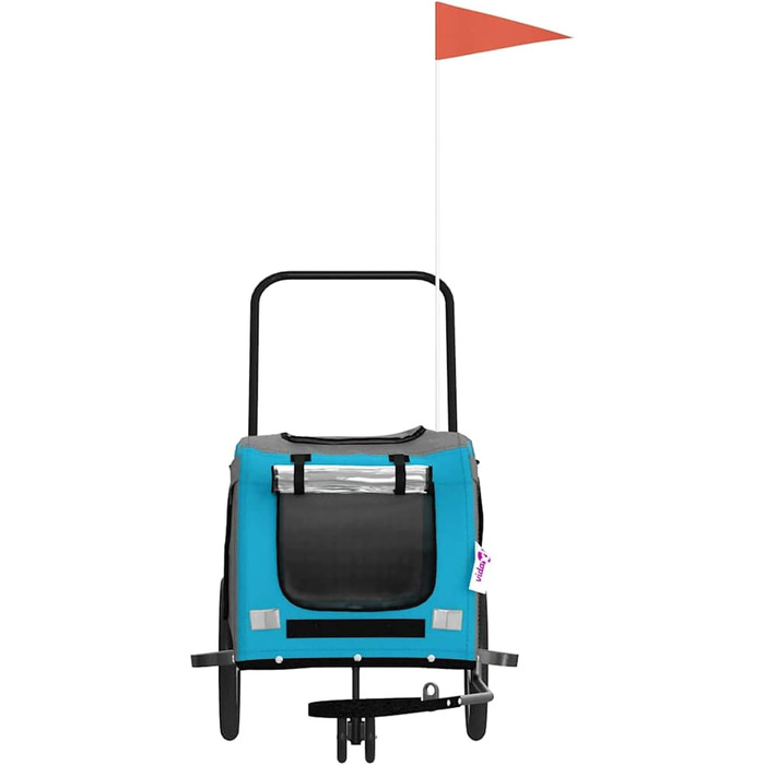 Фармінге для собак Gecheer: міцний та комфортний причіп з оксфордської тканини, блакитно-сірий