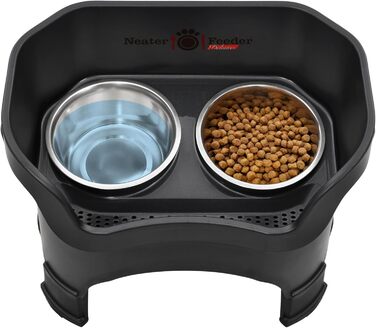 Автоматична годівниця для собак NEATER PET BRANDS Feeder-Deluxe з подовженими ніжками, велика, чорна