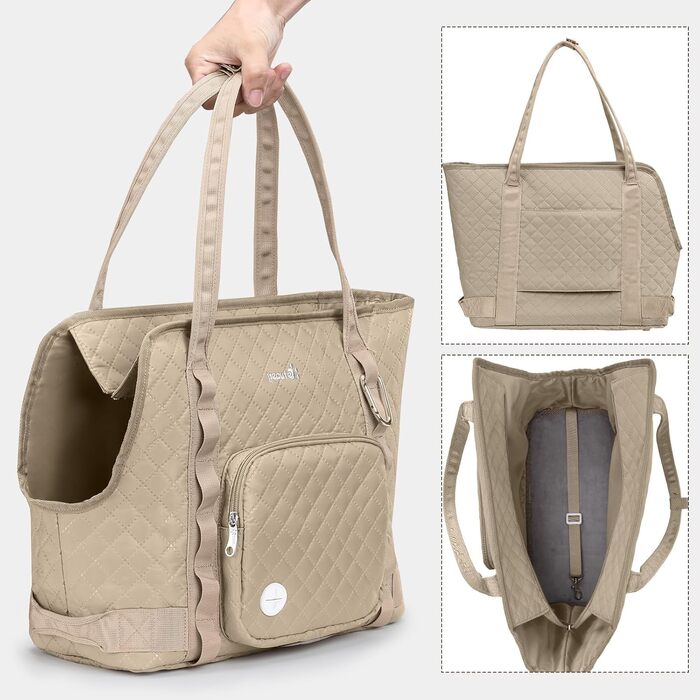 Транспортна сумка для собак та котів Pecute, 4 кг, Khaki