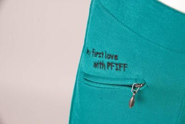 Дитячі штани для верхової їзди PFIFF Ella, 122 розмір, блакитно-чорний колір