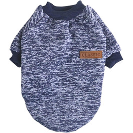 Теплий собачий светр для осені/зими (Морська хвиля, XS)