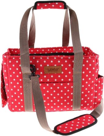 Транспортна сумка для домашніх тварин: переноска для собак, котів, цуценят до 5 кг (червона)