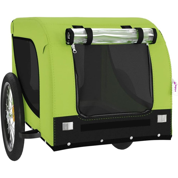 Місця для ідентифікації собак, бирки для собак, жетон для собаки, для велосипеда та кемпера, зелена та чорна тканина Оксфорд та метал, для тварин та аксесуарів для домашніх тварин