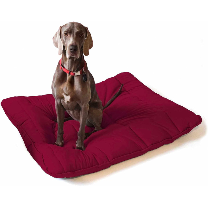 Елегантна подушка для собак Maxy, 60x100 см (Бордовий, 130x100 см)