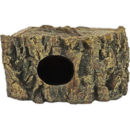 Кутова печера з кори Hobby для тераріуму, 22x22x12 см