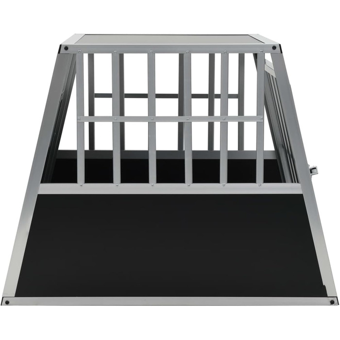 Транспортна переноска для собак Gecheer, складана переноска XXL для великих собак, алюміній та MDF, 65 x 91 x 69,5 см, для безпечного транспортування в автомобілі