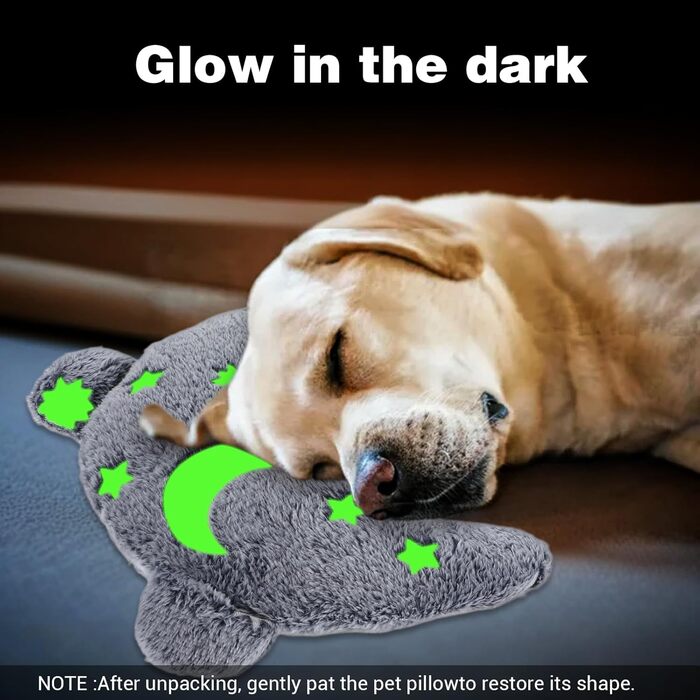 Подушка для котів та собак, U-подібна, м'яка, плюшева, заспокійлива іграшка, для маленьких собак, напівкругла, нічне світло, для полегшення суглобів