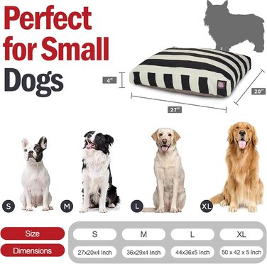 Велике лежак для собак Majestic Pet прямокутний, XL, 127x107 см, салатовий, знімний, зручний, неслизький, для собак