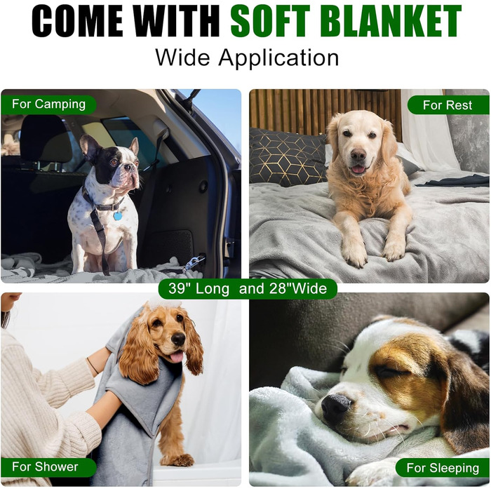 Рампа для собак у автомобіль, 170 см, складана, з антиковзким покриттям, для легкових автомобілів, позашляховиків, вантажівок (170 * 44 см)