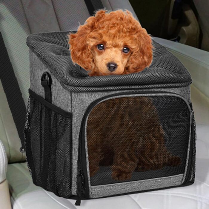 Корзина для собак на велосипед Qkbuza – легка, дихаюча переносна сумка для велосипеда, ідеальна для поїздок, кемпінгу та прогулянок