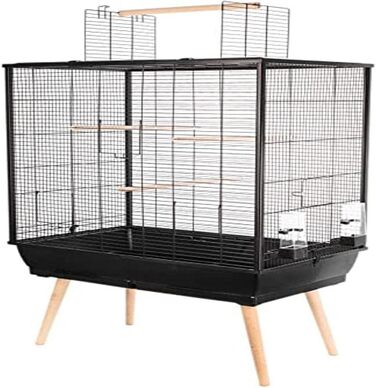 Клітка для птахів Zolux Neo Jili L, 78×47,5×112 см, чорна
