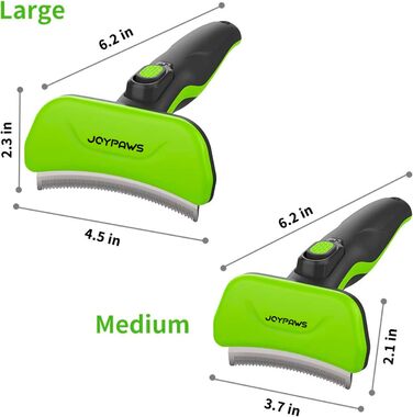 Щітка для видалення шерсті домашніх тварин: професійний інструмент для собак та котів з нержавіючої сталі (великий)