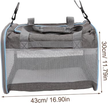 Транспортна сумка для котів Hemobllo: м'яка переноска для маленьких котів, кроликів та цуценят. Зручна та дихаюча переноска для подорожей