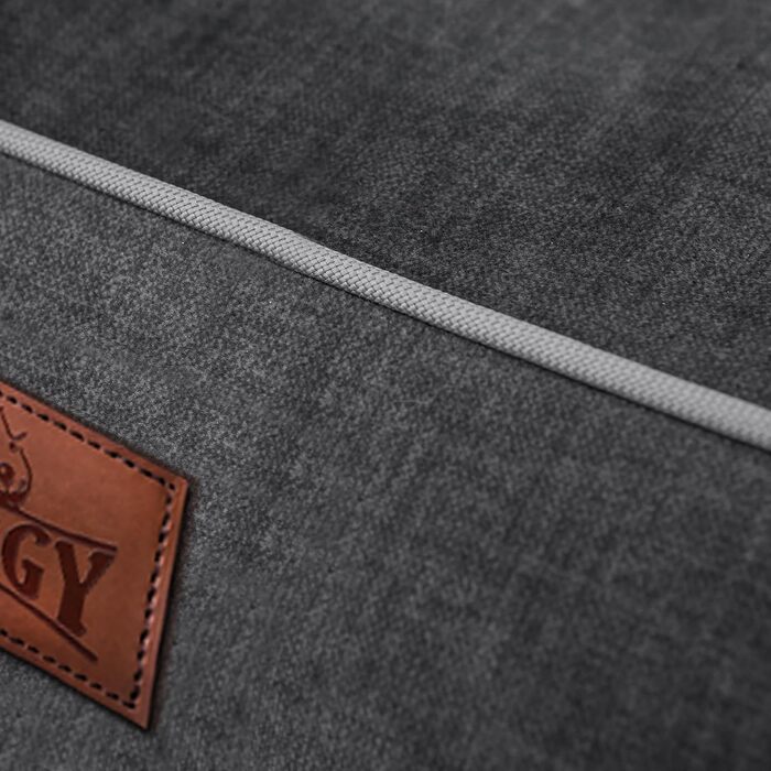 М'яке ліжко для собак, лежанка для тварин, коричнева, 98 x 66 см (Fancy, XL)