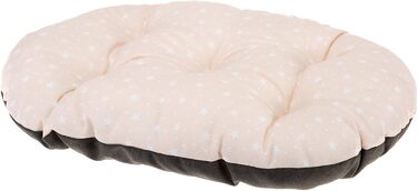 Ліжко для собак та котів Ferplast SOFA 'CUSHION' - м'яке, зручне, 85 x 62 x 28,5 см, коричневе