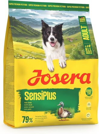Сухий корм для дорослих собак Josera SensiPlus з качкою та рисом, гіпоалергенний, 12.5 кг