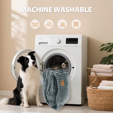 Ліжко для собак Nobleza, 65x55x20 см, сіре, з м'якою піною, знімний чохол, неслизьке дно