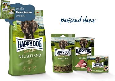 Сухий корм для собак Happy Dog Supreme Sensible Neuseeland з ягнятимим смаком, 12.5 кг