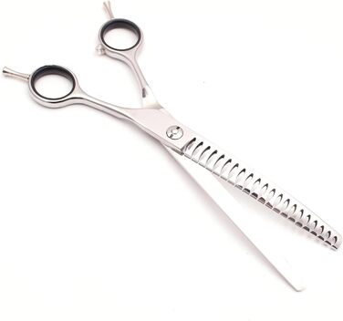 Ножиці для грумінгу собак та котів 7.0 дюймів, ножиці для вирівнювання шерсті, ергономічна ручка (275-Thinning)