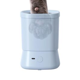 Автоматичний мийник лап для собак Ruwshuuk – двошвидкісний, для подорожей, блакитний